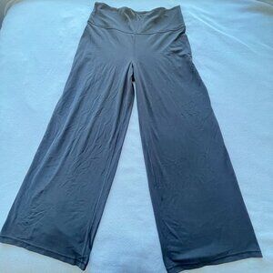 Athleta Pant Womens 2X Elation Wide Leg Pull On Active Athleisure Comfort Black